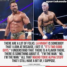 CodyRhodes names #LAKnight as the one he would like to face next ...