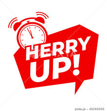 Hurry up with alarm clock symbol, Promotion offersのイラスト素材 ...