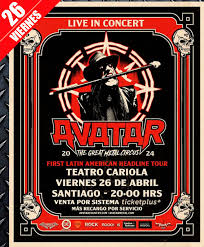 Avatar en Chile 26 abril 2024 \u2013 Metalmania ®
