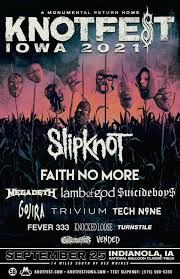 Slipknot Share Lineup for Knotfest Iowa 2021; Announce Return to ...