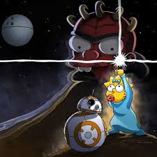 Star Wars and Simpsons Crossover Short Joins Disney Plus Star Wars ...